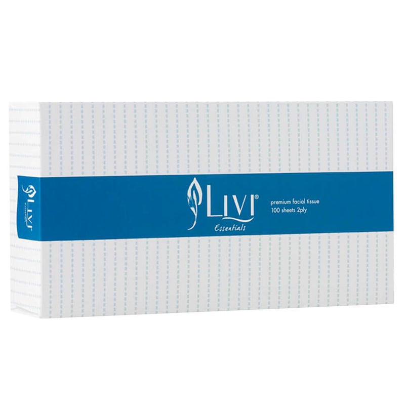 Livi Essentials Premium 2ply Facial Tissue (100 folhas)
