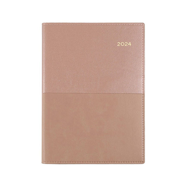 Collins Debden Vanessa A5 DTP 2024 Diary (Rose Gold)