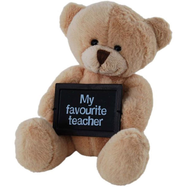 Elka My Favourite Teacher Bear Soft Toy 14cm