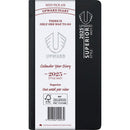 Upward PVC Cover WTV 2025 Diary 148x74mm (Black)