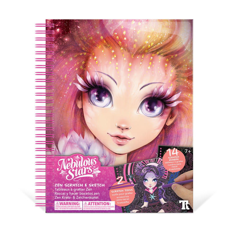 Nebulous Stars Zen Scratch & Sketch Creative Book