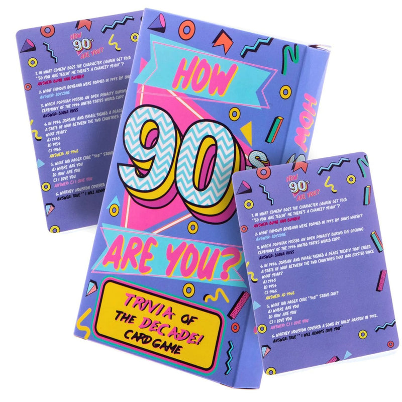 Boxer Gifts How 90's Are You? Trivia Game