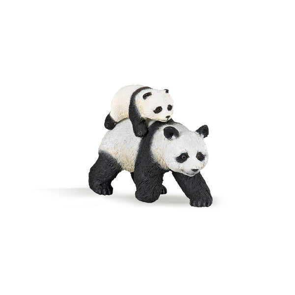 Papo Panda and Baby Panda Figurine