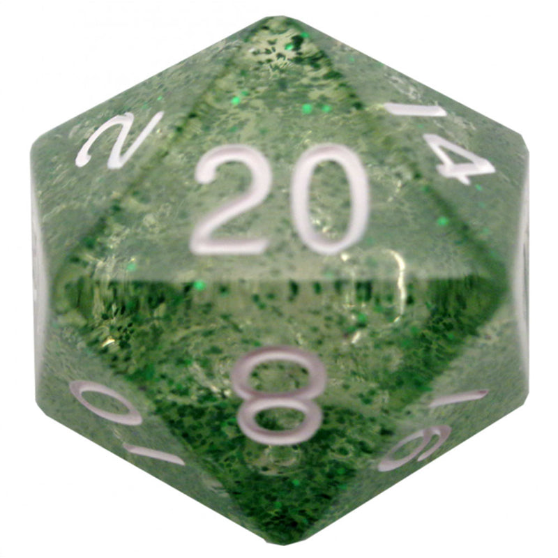 MDG Ethereal Mega acrylique D20 Dice 35 mm