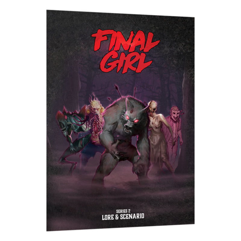  Libro de historia y escenarios de Final Girl