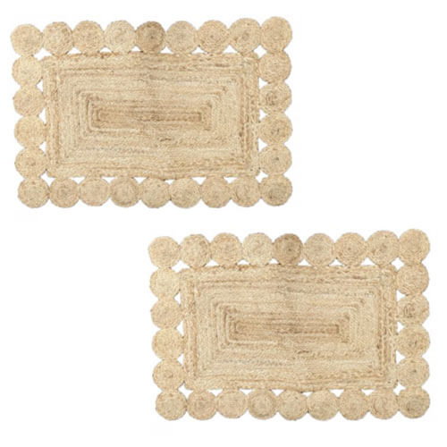 Lyla Round-Edged Jute Rug