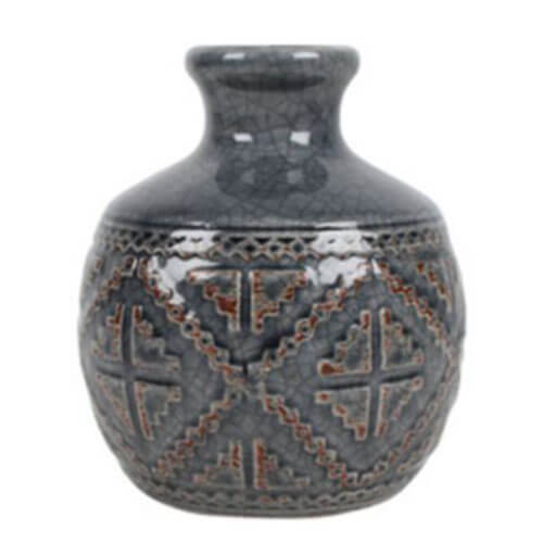 Leander Ceramic Vase (18x13cm)