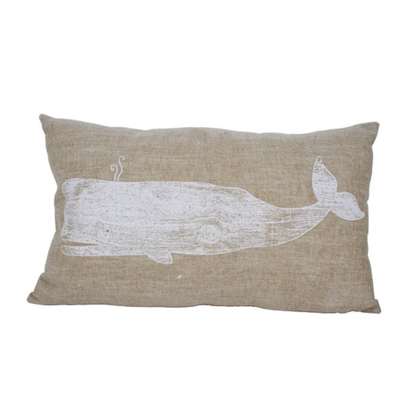 7 Seas Moby Whale Cushion (50x30cm)