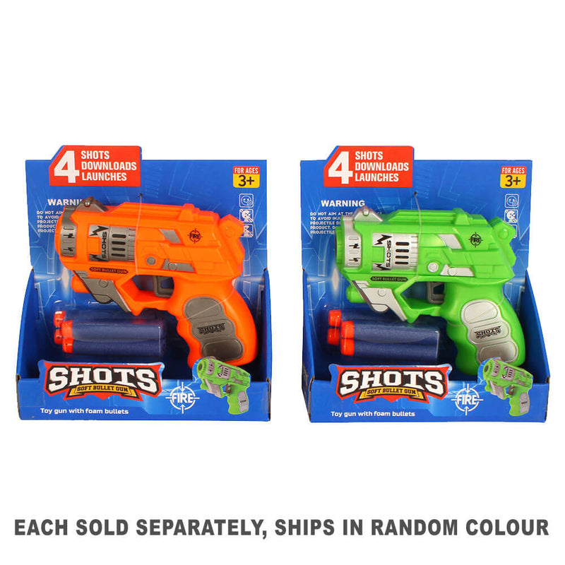  Pistola de balas de espuma Shots (1 pieza de color aleatorio)