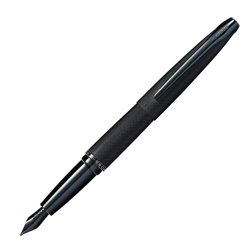 ATX Brushed Black Etched Diamond Pen