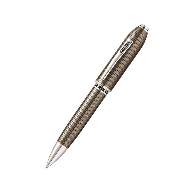  Bolígrafo lacado gris titanio translúcido Peerless