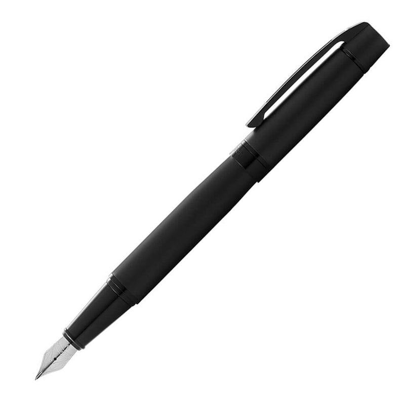  Pluma estilográfica Sheaffer 300 con ribete negro (negro mate)