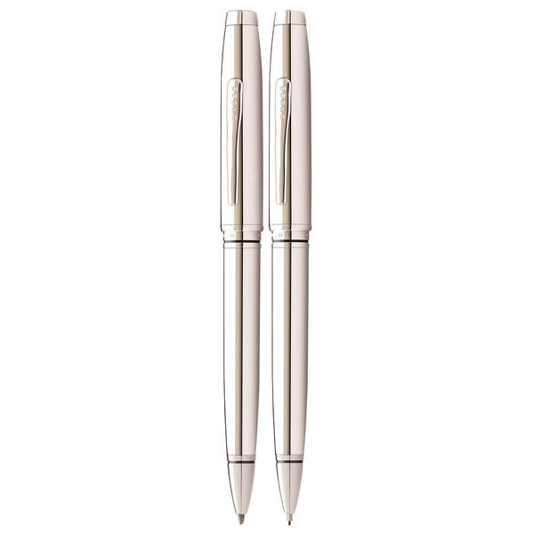 Cross Coventry Lustrous Polished Chrome Pen and Pencil Set