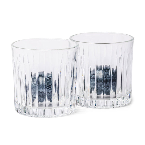 Gentlemen's Hardware Cocktail Tumbler & Whiskey Stones Set