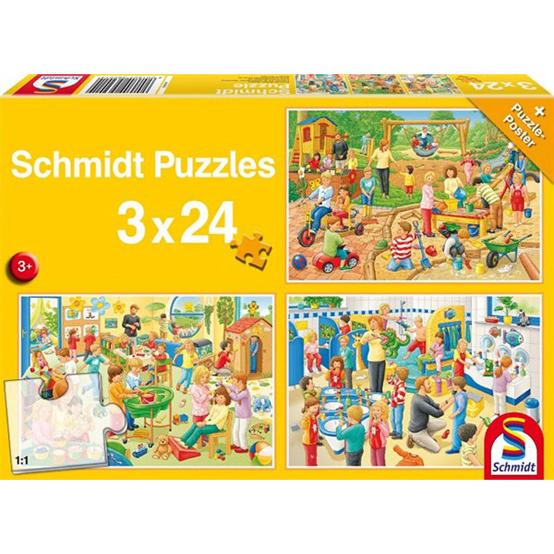 Schmidt Puzzle Jigsaw 3x24pcs