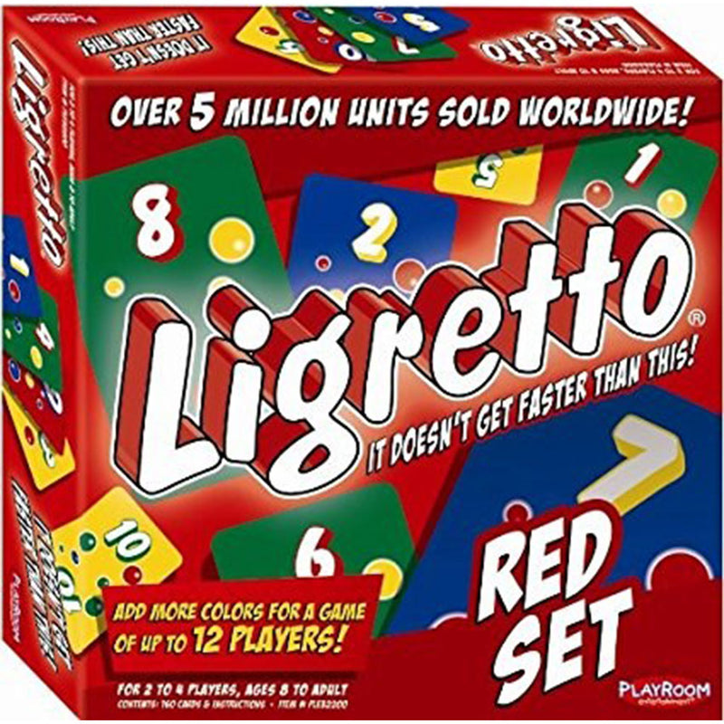 Ensemble de jeux de cartes colorés de Ligretto