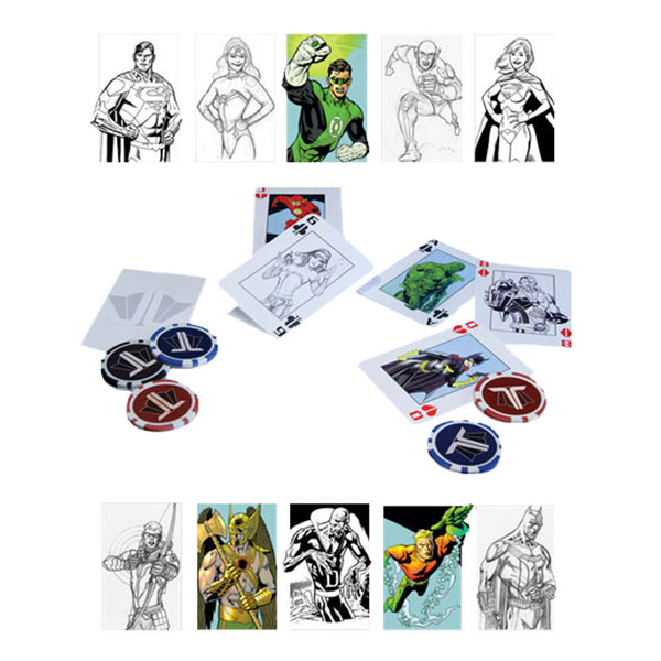 Justice League Starter Poker Set