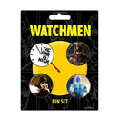 Lot de 4 épinglettes Watchmen