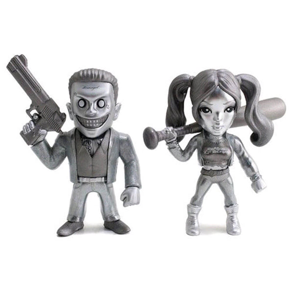 Suicide Squad Harley Quinn & Joker US 4" Bare Metal 2 Pack