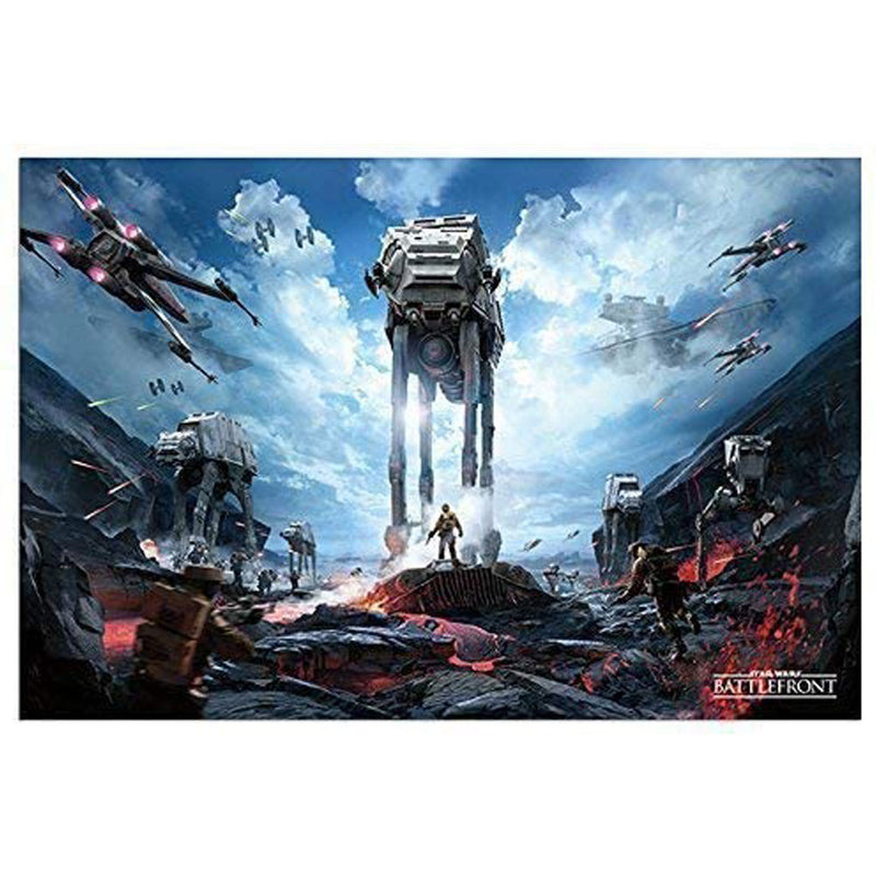 Star Wars Hoth Battle War Zone Poster