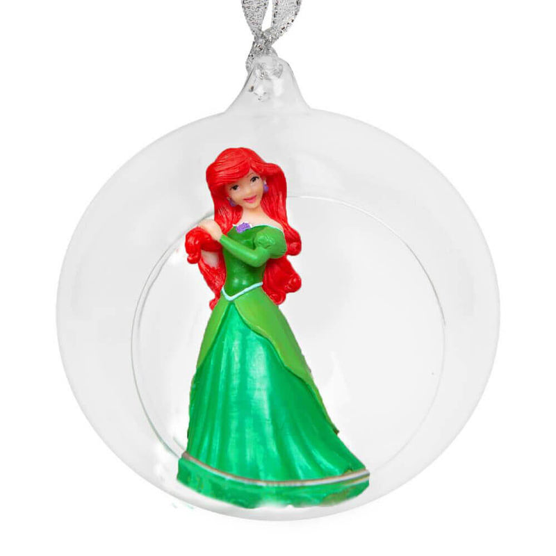 Boule de Noël en verre 3D Princesses Disney