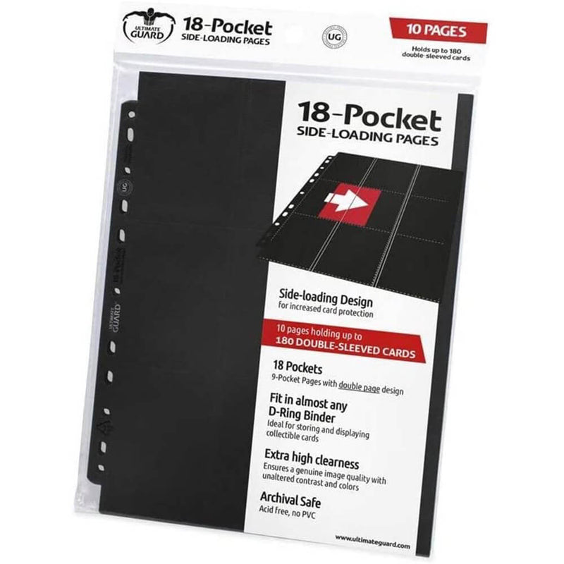  Ultimate Guard 18 páginas de bolsillo de carga lateral