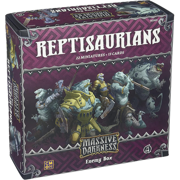 Massive Darkness Enemy Box Reptisaurians Board Game