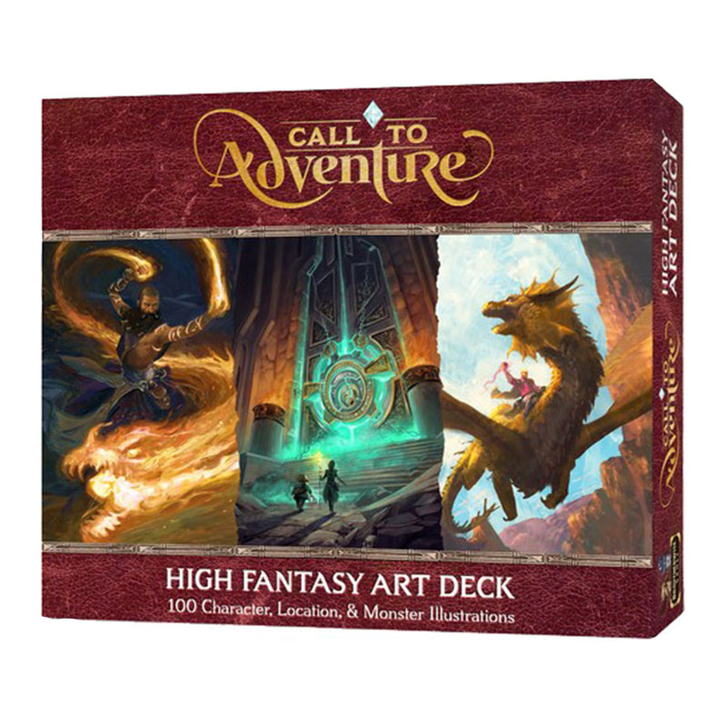 Appel à l'aventure Fantasy Art Deck Card Game