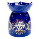 Queimador de óleo calmante com tigela