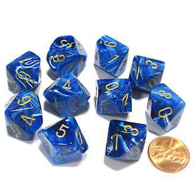 Conjunto de vórtice de 10 mortes de Chessex D10