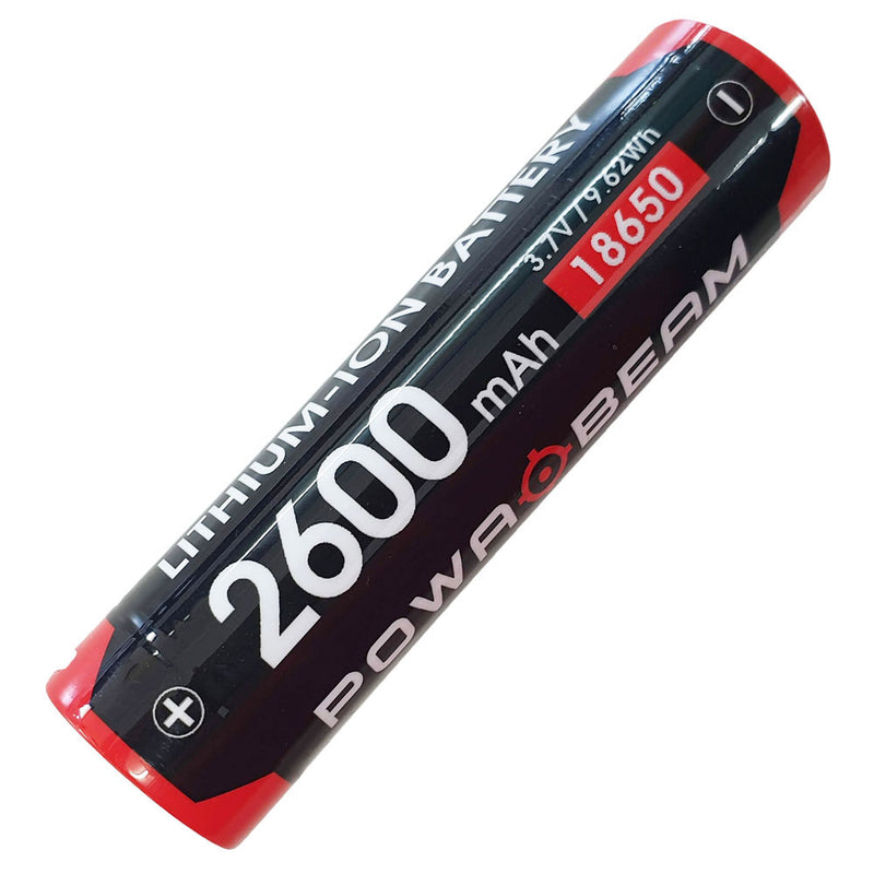  Batería de linterna recargable USB Powa Beam 18650