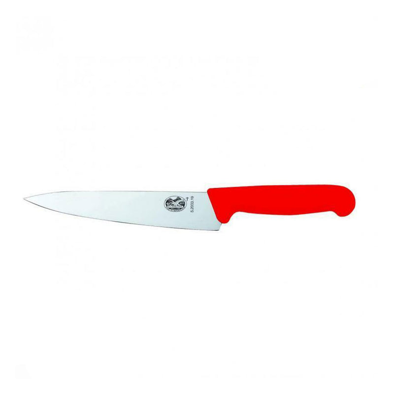  Victorinox Cooks Cuchillo de trinchar Mango Fibrox (Rojo)