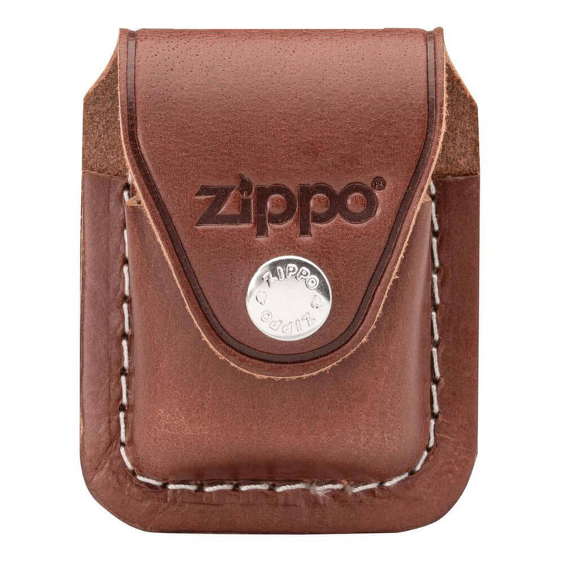 Estuche de cuero para accesorios Zippo con clip