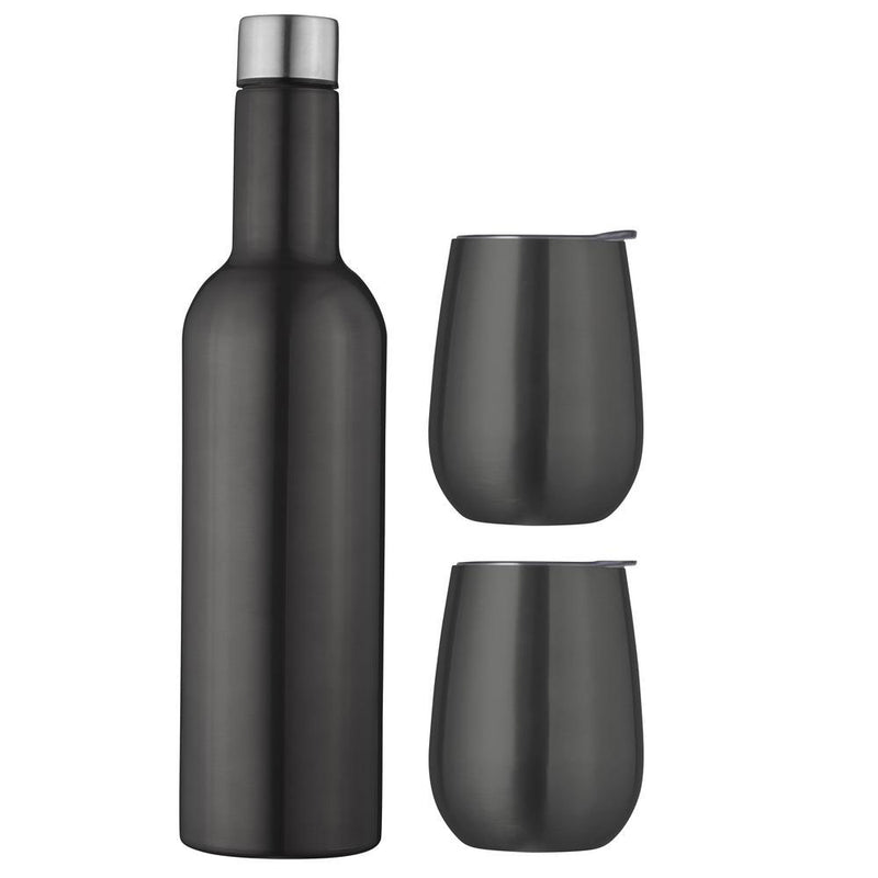 Conjunto de viajantes para vinhos isolados avanti