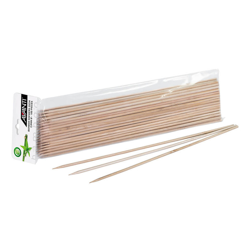 Espetos de bambu avanti (100pcs/pacote)
