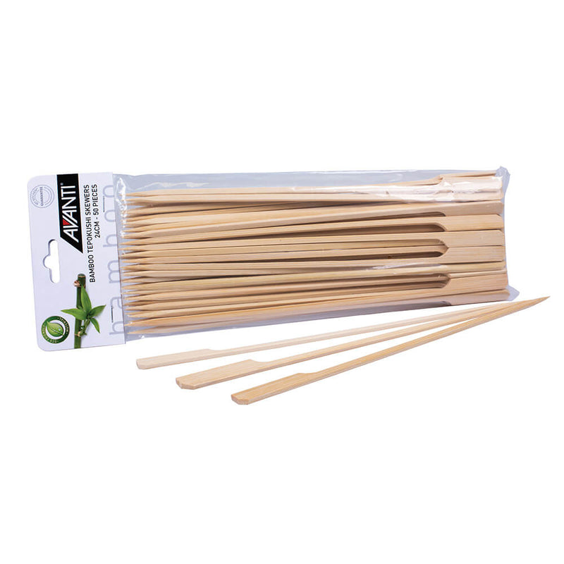 Avanti Bamboo Tepokushi espetos (50pcs/pacote)