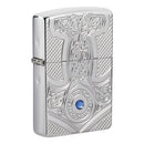 Zippo Swarozski Crystal Armor High Polish Chrome Lighter