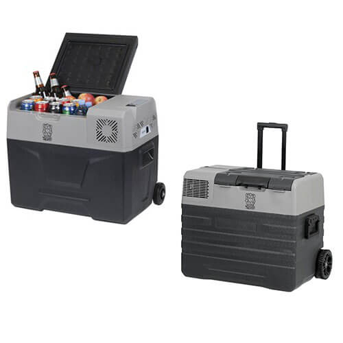 Portable Fridge DC/AC with Handle and Wheels