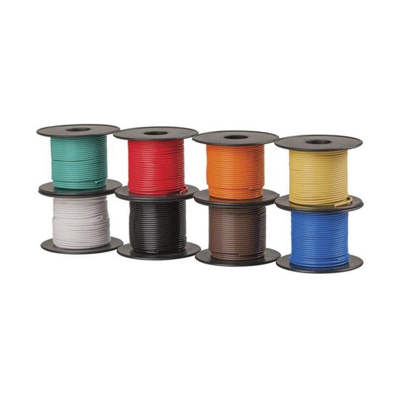  Paquete de cables de conexión redondos para trabajo liviano, 8 colores