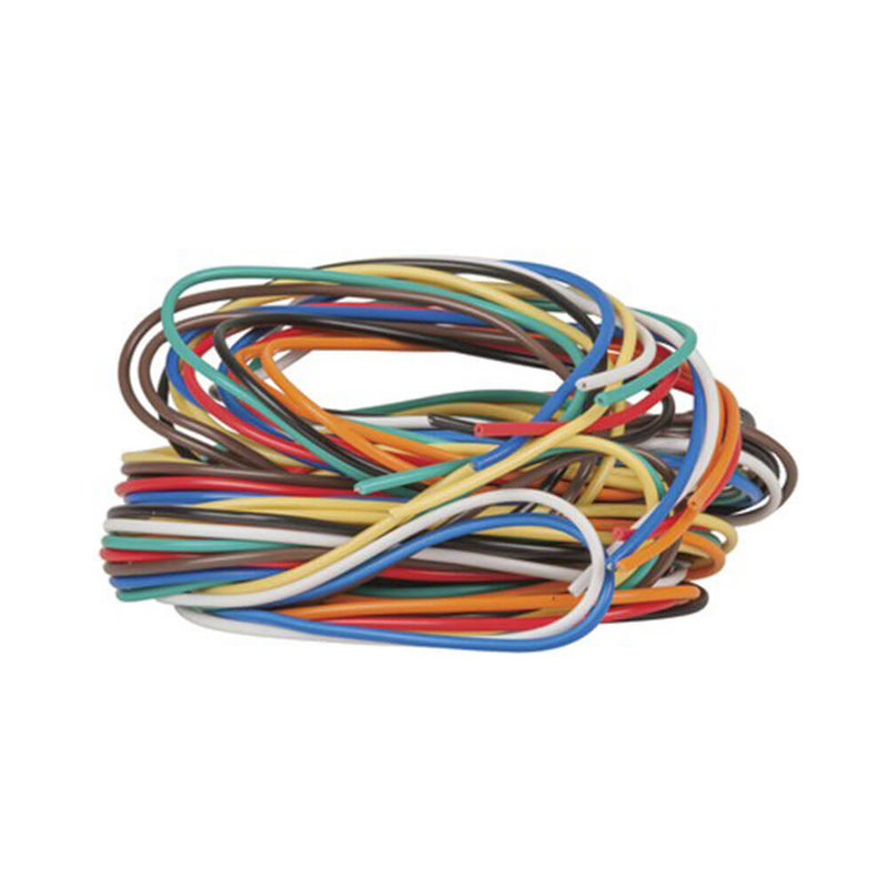  Paquete de cables de conexión redondos para trabajo liviano, 8 colores