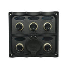 Painel com soquete USB duplo 4.2a