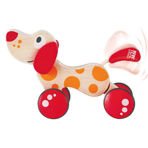 Hape Pepe Pull Along Educational Wooden Toy