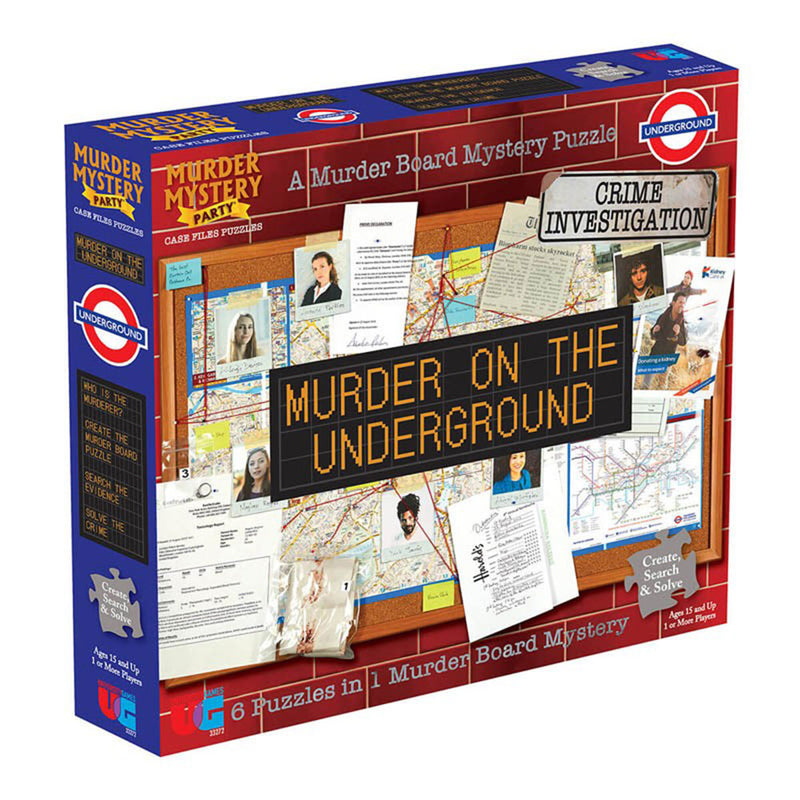  Rompecabezas de archivos de casos de Murder Mystery Party