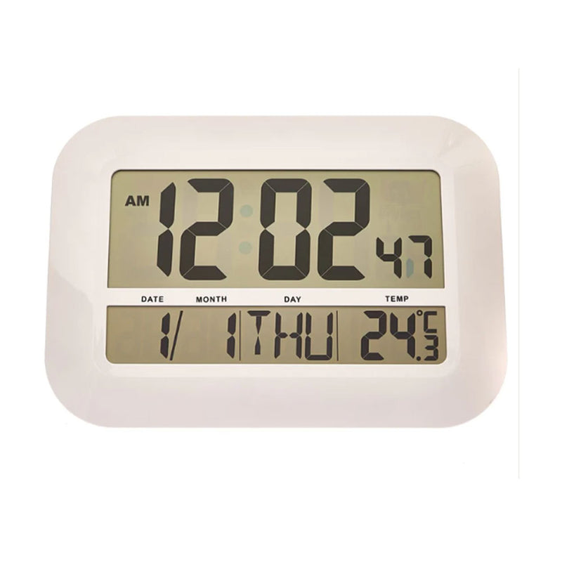  Reloj calendario LCD gigante