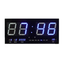 Multifunctional LED Wall Clock (Black)