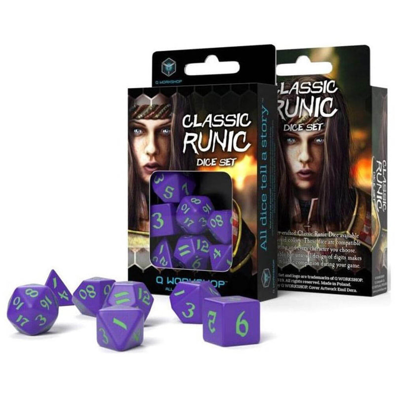 Classic Runic Dice Set (set of 7)