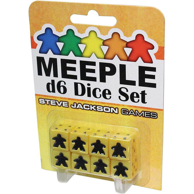  Juego de dados Meeple D6