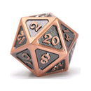  D20 Die Hard Dice Metal Mythica Battleworn (individual)