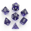 D7 Die Set Dice Poly Translucide (7 Dés)