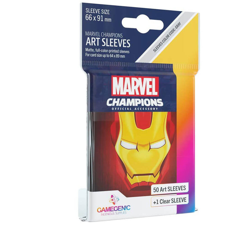 Mangas de arte da Marvel Champions (50/pacote)